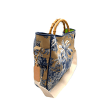 Imperial Bengal Small Tote Bag w/ Strap - Villa Yasmine