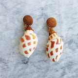 Shell Earrings - Multi White - Villa Yasmine